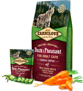 Carnilove Aliment Sec pour Chat Adulte Hairball (Canard & Faisan)